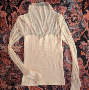 Free People Sheer Turtleneck